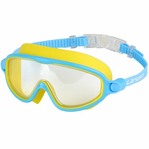 Очки плавательные детские Larsen G2260 синий/желтый
