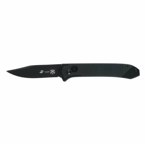 Нож складной автоматический Stinger, 115 мм, нержавеющая сталь, стеклотекстолит G10, черный