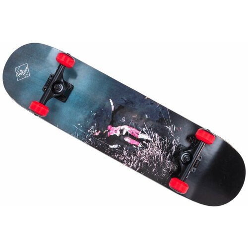 Деревянный скейтборд SWITCH (черный/розовый)