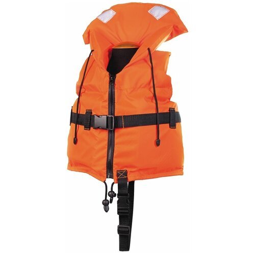 Спасательный жилет Спортивные Мастерские Юнга детский с подголовником SM-034, размер XS, 20 кг, оранжевый
