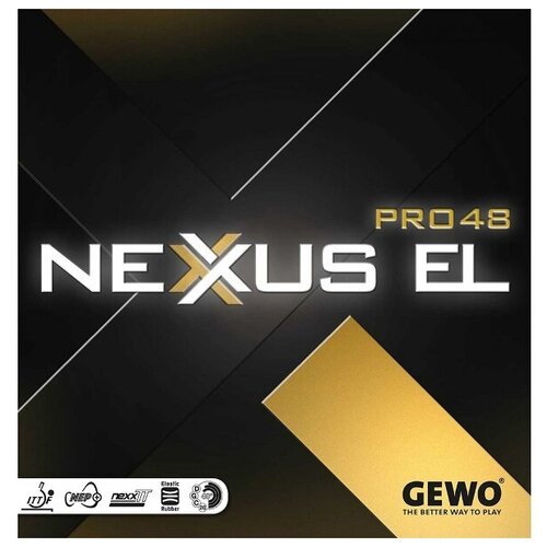 Накладка для н/тенниса Gewo Nexxus EL Pro 48, Red, 2.1