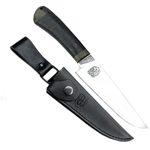 Нож туристический АиР Барибал, кожа, 95Х18