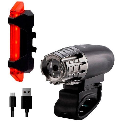 Комплект фонарей Briviga USB Bike Light EBL-2256A+EBL-3402