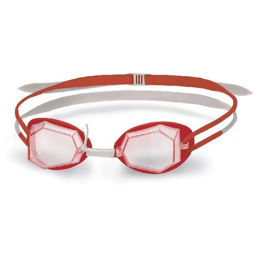Очки стартовые для плавания HEAD DIAMOND, Цвет - красный/прозрачные стекла/красный; Материал - Пластик/силикон