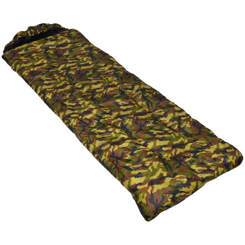 Спальник-одеяло с подголовником -20С (75*190) Три Кита цвет КМФ