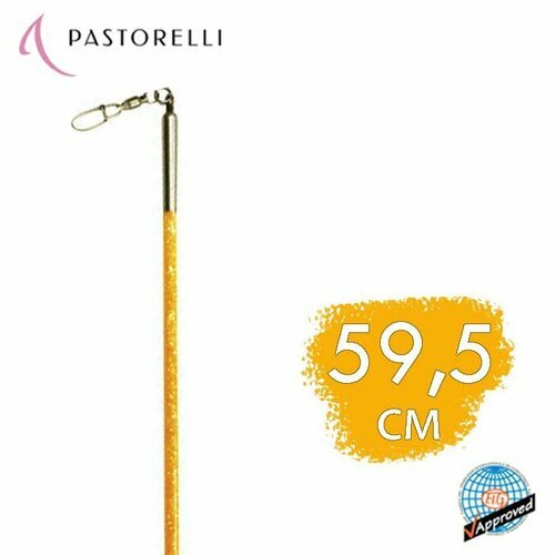 Палочка PASTORELLI Glitter 59,50см. 02031 Флуо-оранжевый с черным грифом FIG