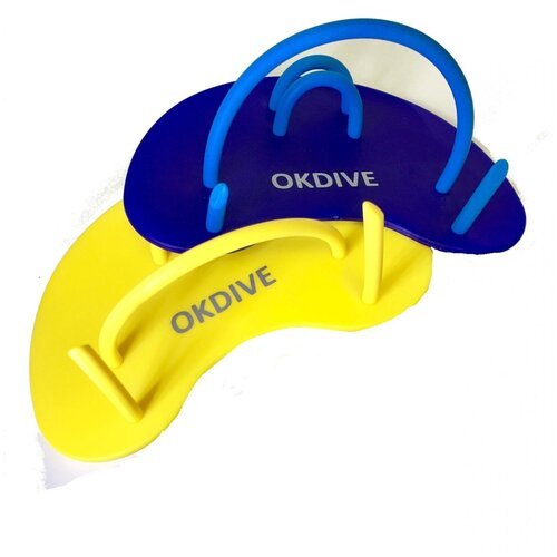 Лопатки для плавания Okdive OK00060YL, желтый