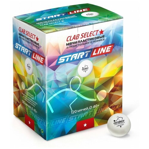 Мячи Start line Club Select 1* New (120 шт, бел.)