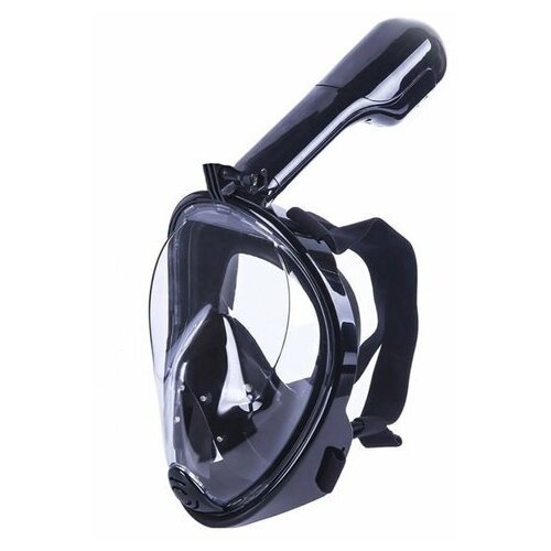 Подводная полнолицевая маска для плавания (снорклинга) FreeBreath S/M (чёрный)