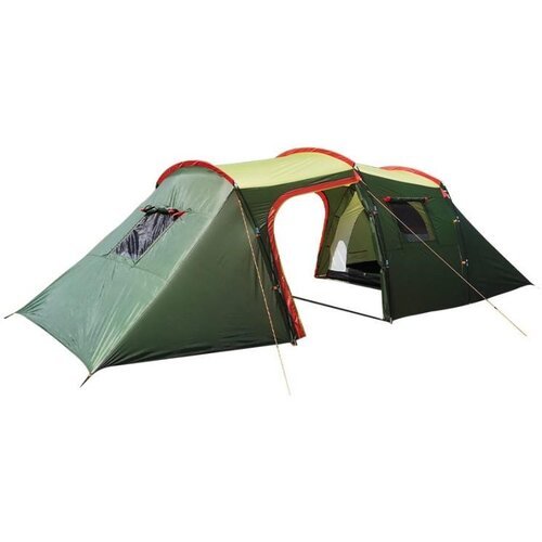 Палатка кемпинговая четырёхместная MirCamping 1007, зелeный