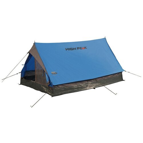 Палатка High Peak Minipack 2-х мест., синий/серый, 120х190 см, 10155