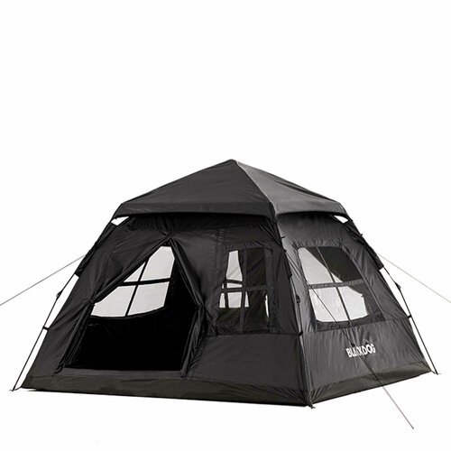 Палатка BlackDog Two Doors And Four Windows Tent Vinyl Black