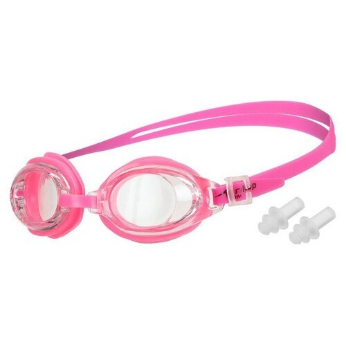 Очки для плавания, детские, цвет розовый 9093346