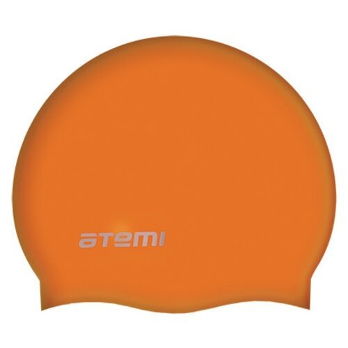 Шапочка для плавания ATEMI, силикон (оранжевый) SC106