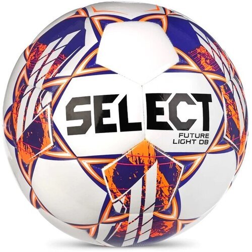 Футбольный мяч SELECT FUTURE LIGHT DB V23, бел/оранж/син, 3