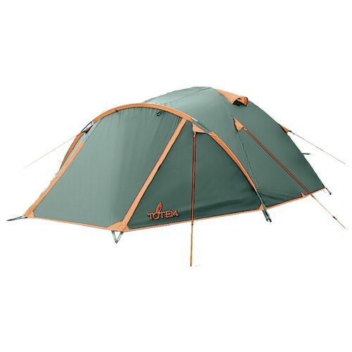 Палатка кемпинговая четырёхместная Totem Chinook 4 V2, зеленый