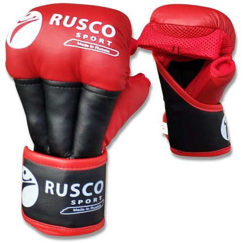 Перчатки для Рукопашного Боя RUSCO SPORT красные, 6 унций