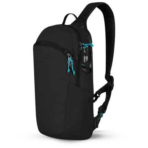 Сумка слинг антивор Pacsafe ECO 12L sling backpack, черный ECONYL, 12 л.