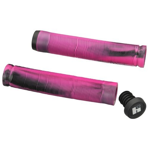 Грипсы Hipe H4 Duo, 155 мм черный/розовый, Pink