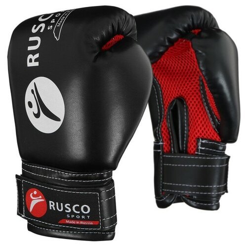 Перчатки боксёрские RUSCO SPORT, детские 6 Oz чёрные, цвета микс