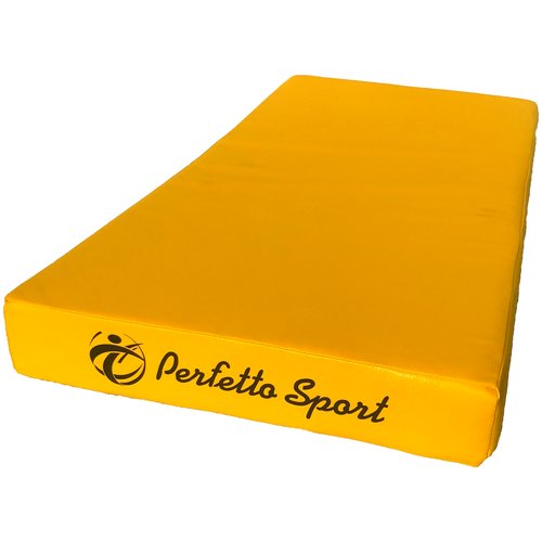 Спортивный мат 100x50x10 см Perfetto Sport № 1 желтый