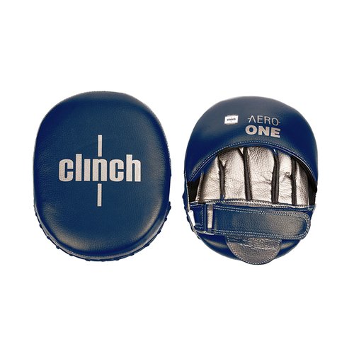 Лапы боксерские Clinch Focus Mitt Aero One C545 Navy/Silver (One Size)