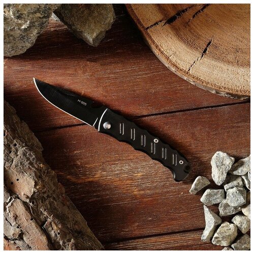 Нож складной 'Привал', Мастер К, 6 полос, без фиксатора, 15.5х2.5 см