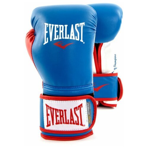 Перчатки тренировочные Powerlock PU 10oz син/красн. - Everlast