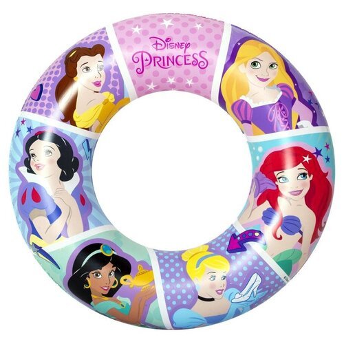 Круг надувной Disney Princess, круг для плавания 3-6 лет, 56 см