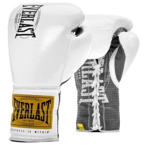 Перчатки боевые Everlast 1910 Classic 10oz белые