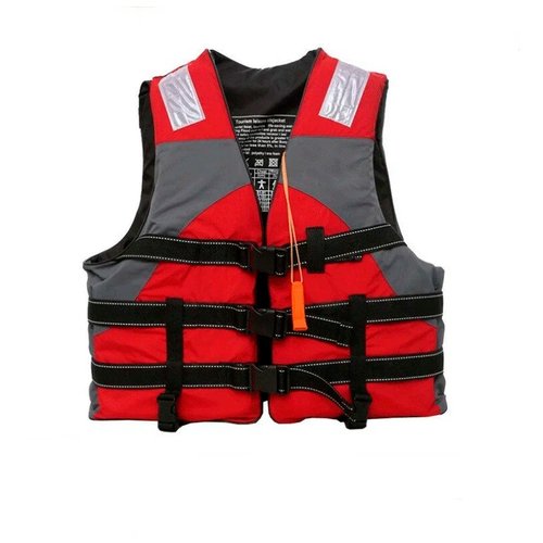 Жилет спасательный красный Coolsurf/Спасательный жилет для взрослых до 110кг/Жилет для рыбалки/Жилет спасательный/Жилет спасательный для лодки