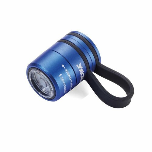 Фонарь TROIKA Спортивный и аварийный свет, с сильным магнитом для крепления, 3 функции освещения, синий
