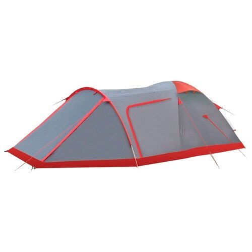 Палатка трекинговая трёхместная Tramp CAVE V2, серый