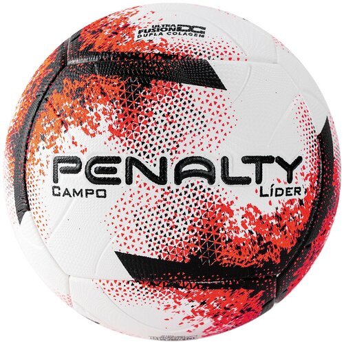 Мяч футбольный PENALTY BOLA CAMPO LIDER XXI 5213031641-U, размер 5, бело-черно-оранжевый