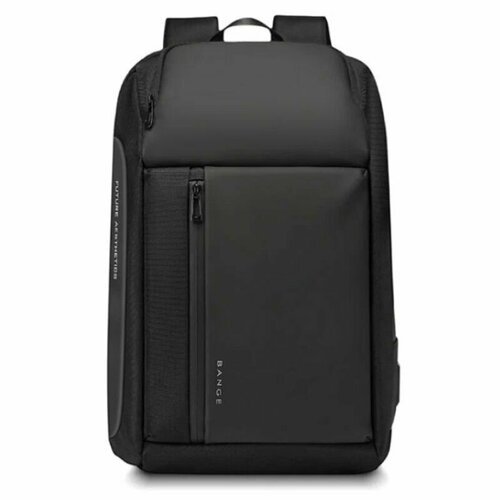 Рюкзак мужской BANGE BG-7663 черный с USB портом и отделением для ноутбука 15.6