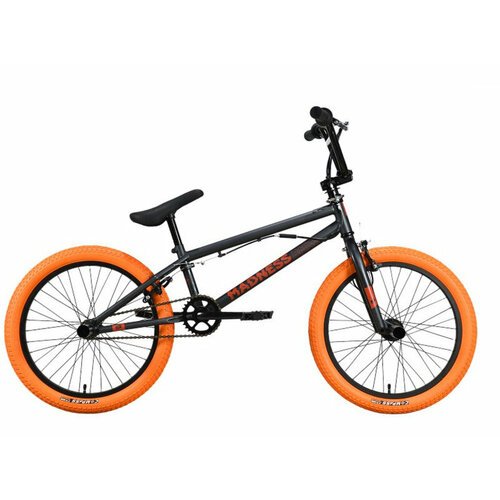 Экстремальный велосипед Stark Madness BMX 2, год 2023, цвет Серебристый-Оранжевый, ростовка 9