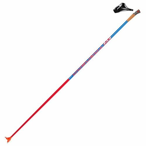 Лыжные палки KV+ (23P010J) Tornado Jr. (Карбон 30%) (синий/красный) (140)