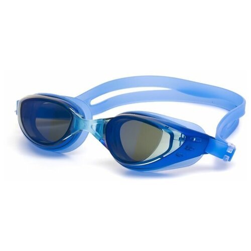 Очки для плавания Atemi, зерк, силикон (син), B1001M