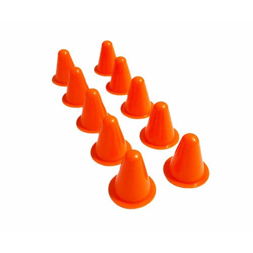 Конусы для роликов GCsport (в комплекте 10 конусов), оранжевые