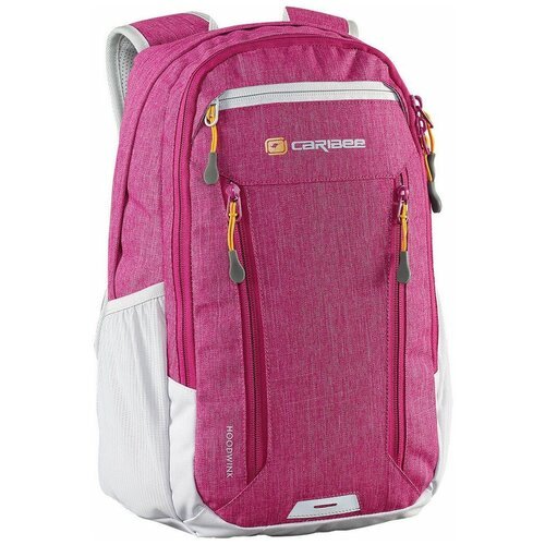 Рюкзак повседневный женский легкий CARIBEE Hoodwink 450г, розовый