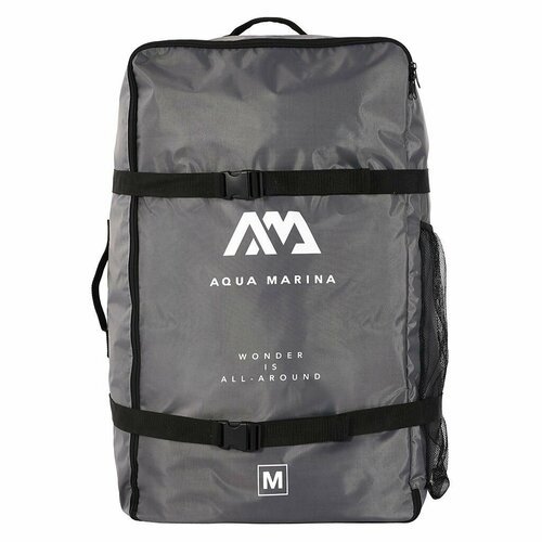 Рюкзак для переноски каяка, каноэ, байдарки Aqua Marina Zip Backpack for 2/3-person kayak цвет серый, габариты 80x45x30 см (B0303639)