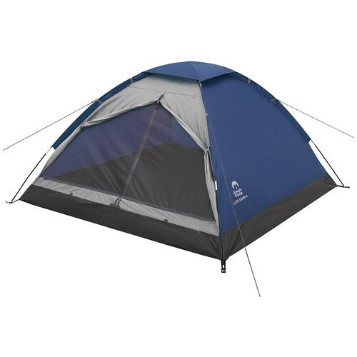 Палатка трекинговая четырёхместная Jungle Camp Lite Dome 4, синий/серый