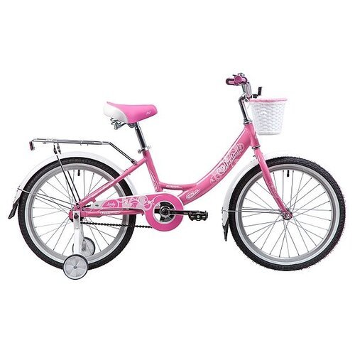 Городской велосипед Novatrack Girlish Line 20 (2019) розовый 12' (требует финальной сборки)