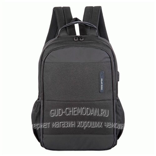 Городской мужской рюкзак черный Nikki Nanaomi POLAR 40х30х19 см