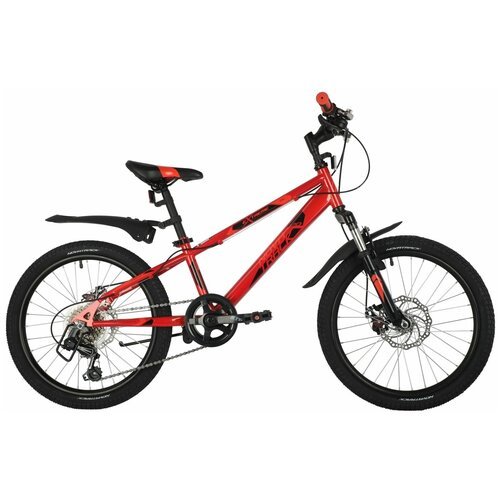 Подростковый горный (MTB) велосипед Novatrack Extreme 20 6 (2021) (красный)
