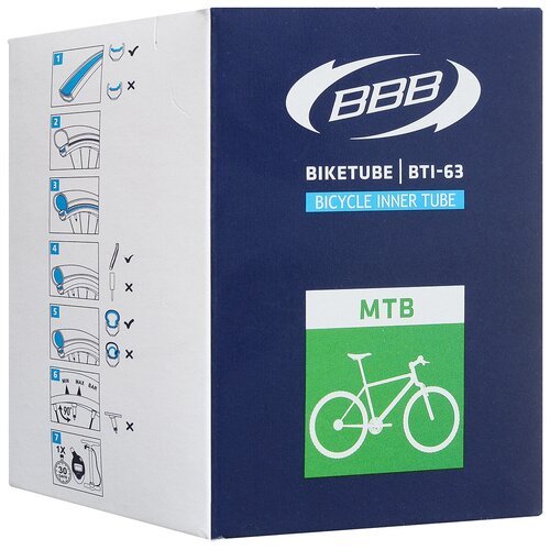 Велокамера Bbb Biketube 26X1,75/2,35 Av 33Mm Black