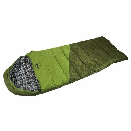 Спальный мешок Tramp Kingwood Long, зеленый, молния с правой стороны