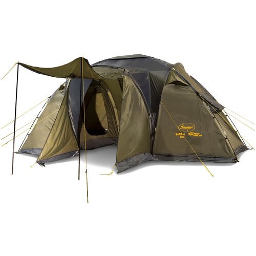 Палатка кемпинговая четырёхместная Canadian Camper SANA 4 PLUS, forest