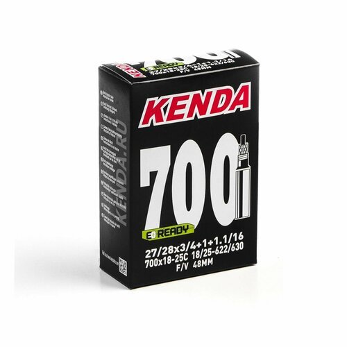 Камера для велосипеда КENDA, 700x25C (25x622) бутил Schrader (AV)