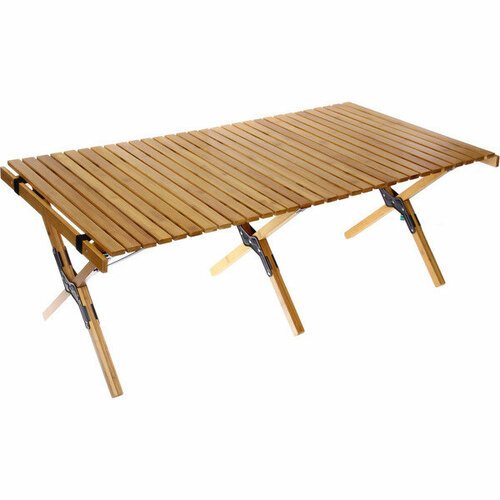 Стол кемпинговый складной TAN LOOK, 120*60*44 см, бамбук